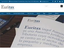 Tablet Screenshot of euritax.com